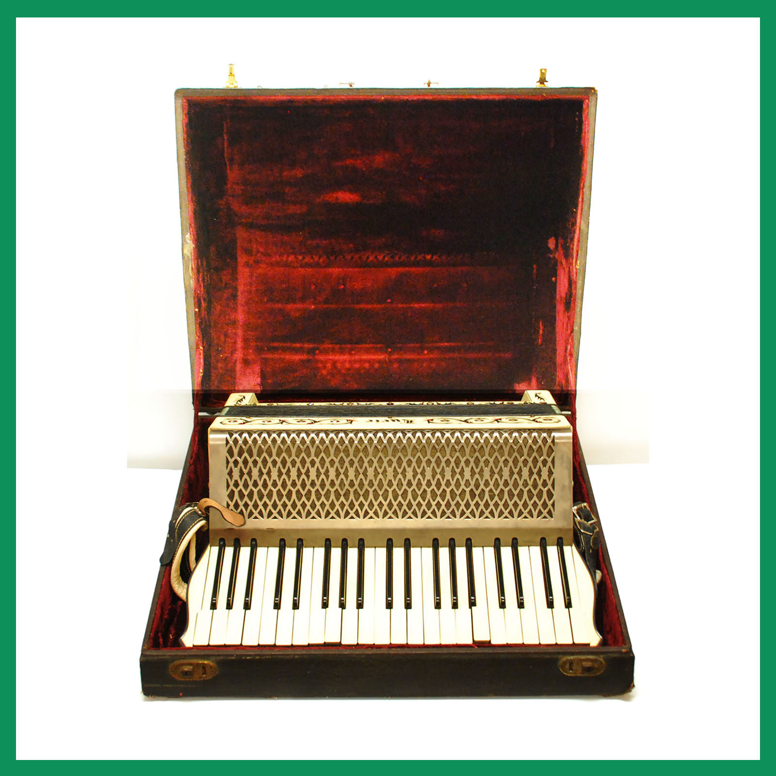 Vintage Jeweled Lyric Accordion in Lifton made in USA Case eBay